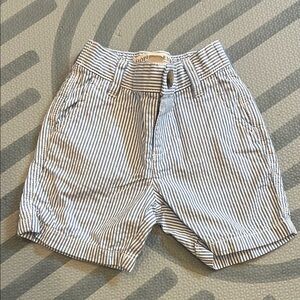 Hope & Henry Blue and White Striped Shorts